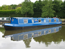 The Aztec Conure canal boat operating out of Worcester