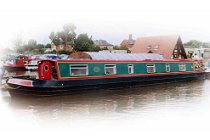 The Tawny Lark canal boat operating out of Hilperton