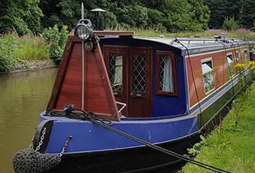Middlewich Canal Boating Location
