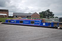 The Ankka canal boat operating out of Middlewich