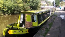 The Ellis Belle canal boat operating out of Skipton