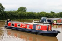 The Casanova canal boat operating out of Middlewich