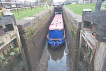 The Courageous canal boat operating out of Middlewich
