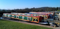 The Musk Duck canal boat operating out of Gailey