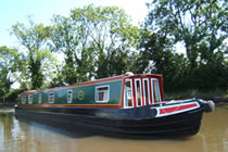 The Laughing Gull canal boat operating out of Anderton