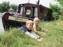 The Gema canal boat operating out of Caversham