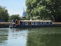 The Georgia canal boat operating out of Caversham