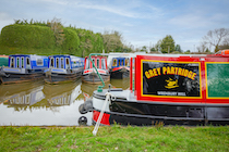 The Hill Partridge canal boat operating out of Anderton