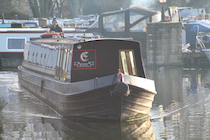 The Alexandra canal boat operating out of Bradford-on-Avon