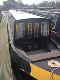 The Lydia canal boat operating out of Bradford-on-Avon