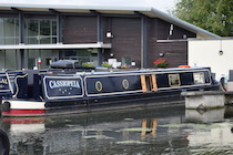 The Cassiopeia canal boat operating out of Middlesex