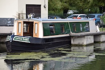 The Little Egret canal boat operating out of Middlesex