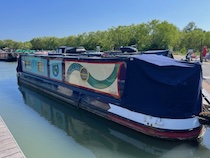 The Slipstream  canal boat operating out of Middlesex