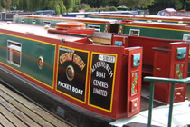 The Dusky Thrush canal boat operating out of Anderton