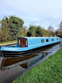 The Oakwood canal boat operating out of Lyons Boatyard
