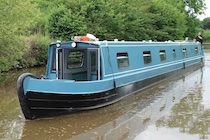The Willow canal boat operating out of Lyons Boatyard